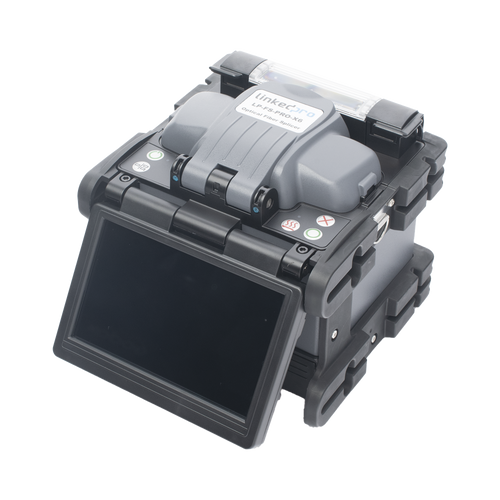 Fusionadora de Fibra Óptica Multimodo y Monomodo / Alineación por Núcleo / 6 Motores para Mejor Precisión en el Empalme / Capacitación Remota Gratuita