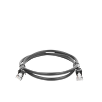 Cable de Parcheo FTP Cat5e - 1 Metro (3.28 Pies) - Negro