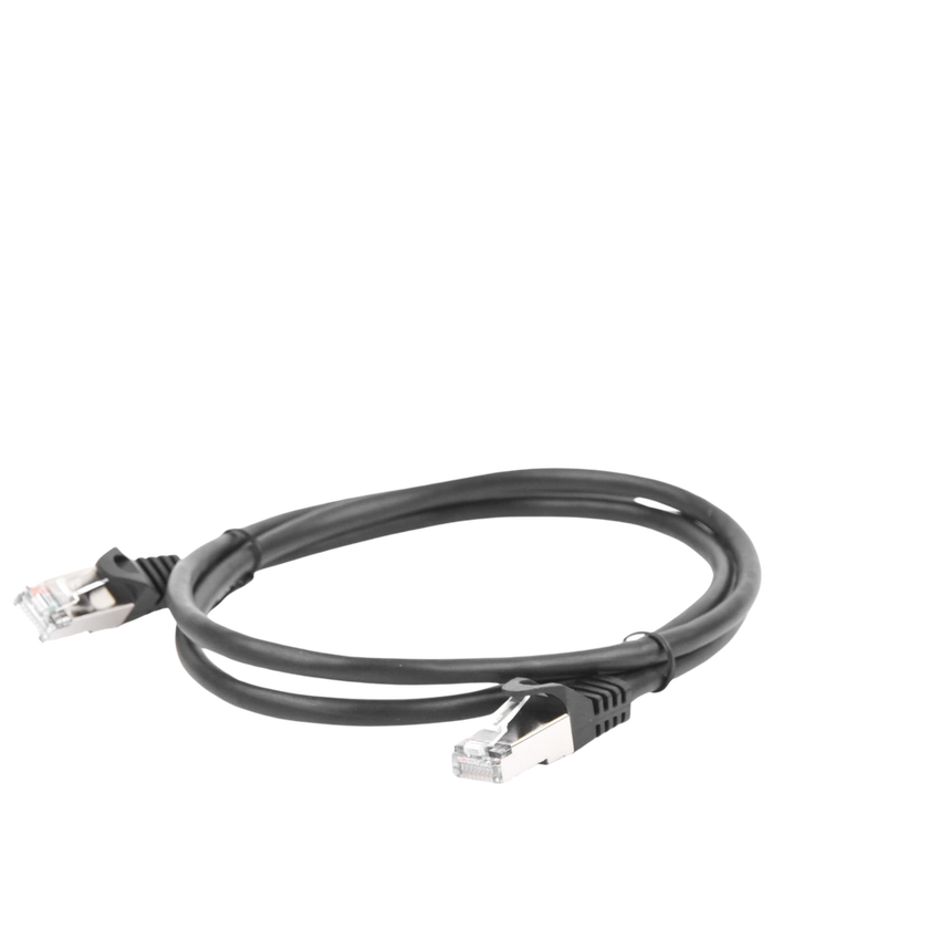 Cable de Parcheo FTP Cat5e - 1 Metro (3.28 Pies) - Negro