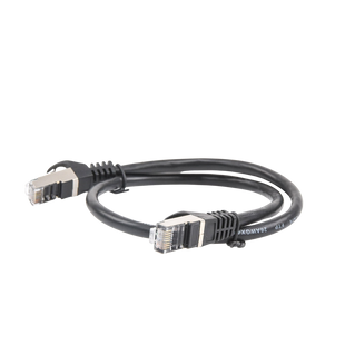 Cable de Parcheo FTP Cat6 - 0.5 Metros (1.64 Pies) - Negro