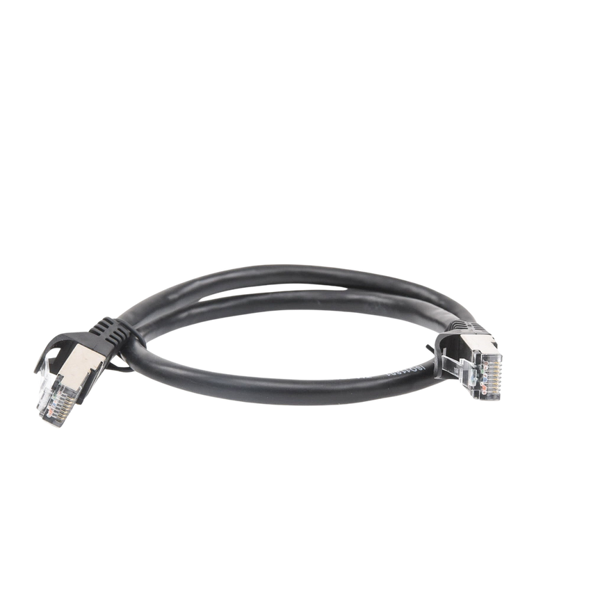 Cable de Parcheo FTP Cat6 - 0.5 Metros (1.64 Pies) - Negro