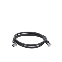 Cable de Parcheo FTP Cat6 - 1.0 Metro (3.28 Pies) - Negro