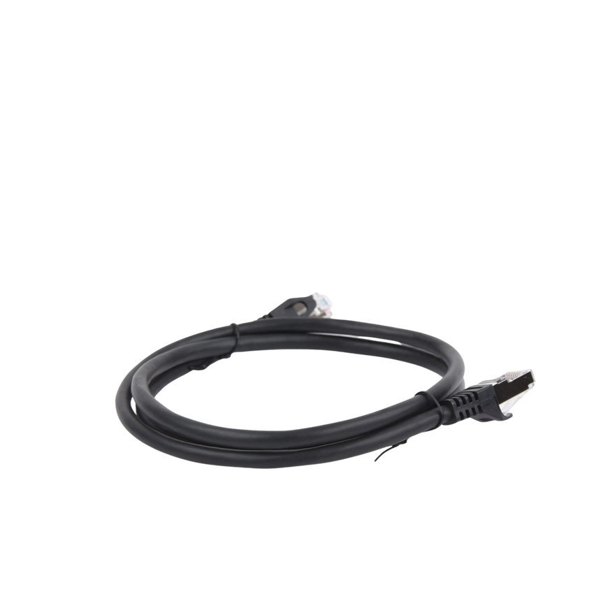 Cable de Parcheo FTP Cat6 - 1.0 Metro (3.28 Pies) - Negro