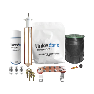 Kit de puesta a tierra LinkedPro, para protección de hasta 30 Amp.