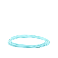 Cable de Fibra Óptica Multimodo OM3 50/125, 6 Hilos, para Interior, Tight Buffer 900µm, OFNR Riser, Dieléctrica, Precio Por Metro, (Hasta 2000 Metros en un Solo Tramo de Cable)