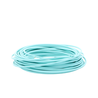 Cable de Fibra Óptica Multimodo OM3 50/125, 12 Hilos, para Interior, Tight Buffer 900µm, OFNR Riser, Dieléctrica, Precio Por Metro, (Hasta 2000 Metros (6562 Pies) en un Solo Tramo de Cable)