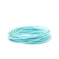 Cable de Fibra Óptica Multimodo OM3 50/125, 12 Hilos, para Interior, Tight Buffer 900µm, OFNR Riser, Dieléctrica, Precio Por Metro, (Hasta 2000 Metros (6562 Pies) en un Solo Tramo de Cable)