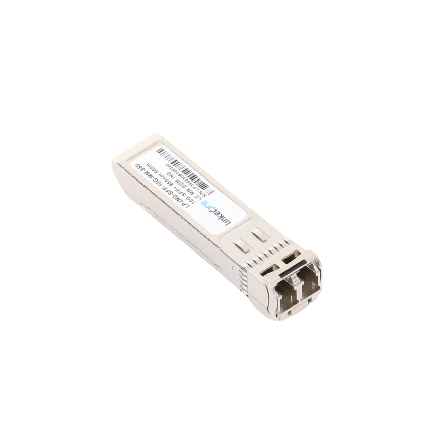 Transceptor Óptico Industrial SFP+ (Mini-Gbic) / Multimodo 850 nm / 10 Gbps / 10GBASE-SR / Conectores LC/UPC Dúplex / DDM / Hasta 550 m