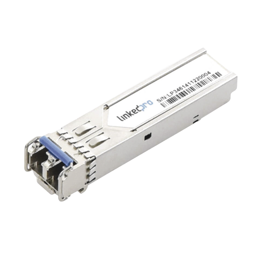 Transceptor Óptico Industrial SFP+ (Mini-Gbic) / Monomodo 1310 nm / 10 Gbps / 10GBASE / Conectores LC/UPC Dúplex / DDM / Hasta 5 km