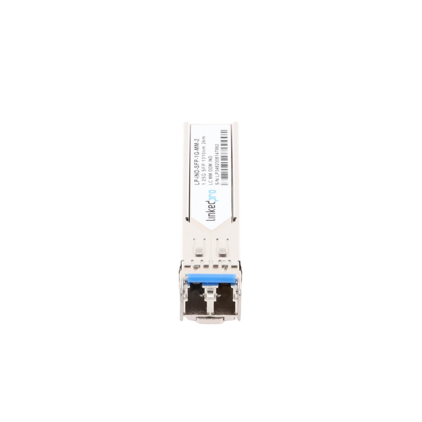 Transceptor Óptico Industrial SFP (Mini-Gbic) / Multimodo 1310 nm / 1.25 Gbps / 1000BASE-SX / Conectores LC/UPC Dúplex / DDM / Hasta 2 km