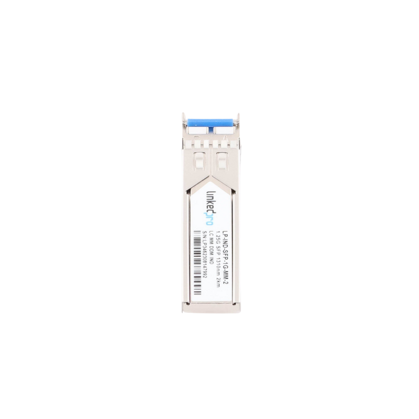 Transceptor Óptico Industrial SFP (Mini-Gbic) / Multimodo 1310 nm / 1.25 Gbps / 1000BASE-SX / Conectores LC/UPC Dúplex / DDM / Hasta 2 km