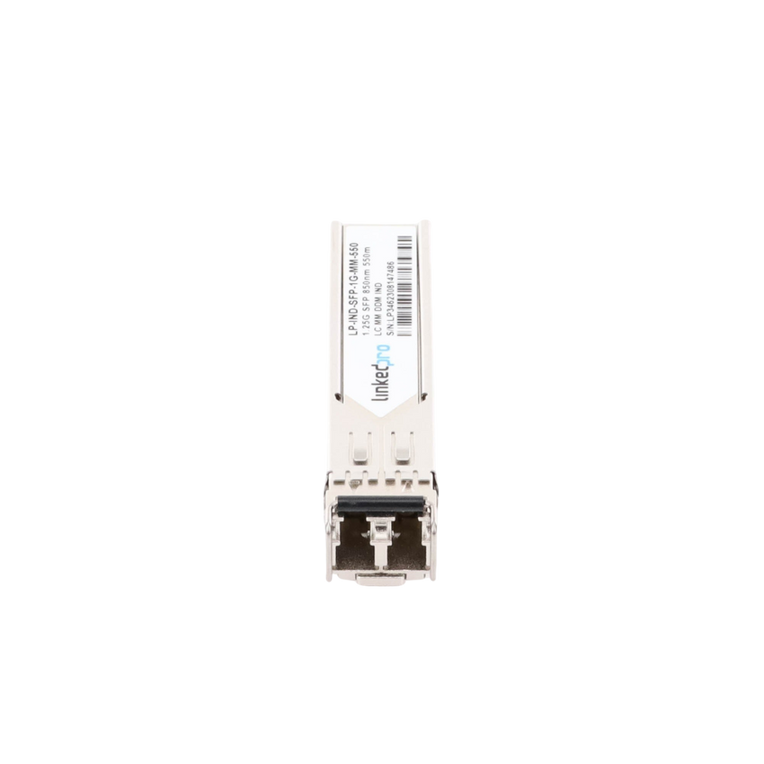 Transceptor Óptico Industrial SFP (Mini-Gbic) / Multimodo 850 nm / 1.25 Gbps / 1000BASE-SX / Conectores LC/UPC Dúplex / DDM / Hasta 550 m