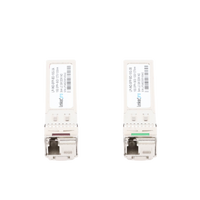 Transceptores Ópticos Industriales Bidireccionales SFP+ (Mini-Gbic) / Monomodo 1270 & 1330 nm / 10 Gbps / 10GBASE / Conector LC/UPC Simplex / DDM / Hasta 3 km / 2 Piezas