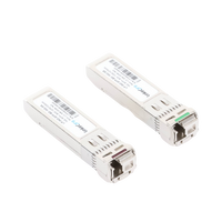 Transceptores Ópticos Industriales Bidireccionales SFP+ (Mini-Gbic) / Monomodo 1270 & 1330 nm / 10 Gbps / 10GBASE / Conector LC/UPC Simplex / DDM / Hasta 5 km / 2 Piezas