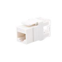 Módulo Jack Keystone Cat5e con Terminación en Ángulo 180 - Color Blanco