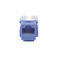 Módulo Jack 110 Cat6, Keystone para Faceplate - Color Azul