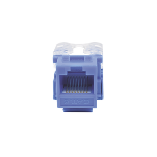 Módulo Jack 110 Cat6, Keystone para Faceplate - Color Azul