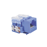 Módulo Jack 110 Cat6, Keystone para Faceplate - Color Azul