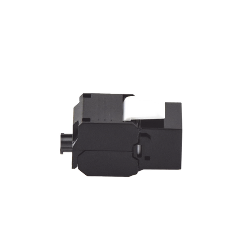 Módulo Jack Keystone Cat6 (Toolless), con Terminación en Ángulo 180 - Color Negro, Compatible con Faceplate y Patchpanel Linkedpro