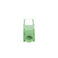 Módulo Jack Keystone Cat6 (Toolless), con Terminación en Ángulo 180 - Color Verde, Compatible con Faceplate y Patchpanel Linkedpro