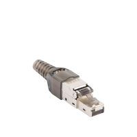 Plug RJ45 Blindado Categoría 6A - Sin Herramienta, para Terminación en Campo