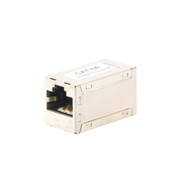 Acoplador STP Cat6A Hembra RJ45 a RJ45 Hembra