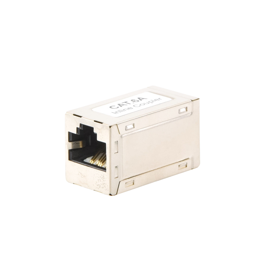 Acoplador STP Cat6A Hembra RJ45 a RJ45 Hembra