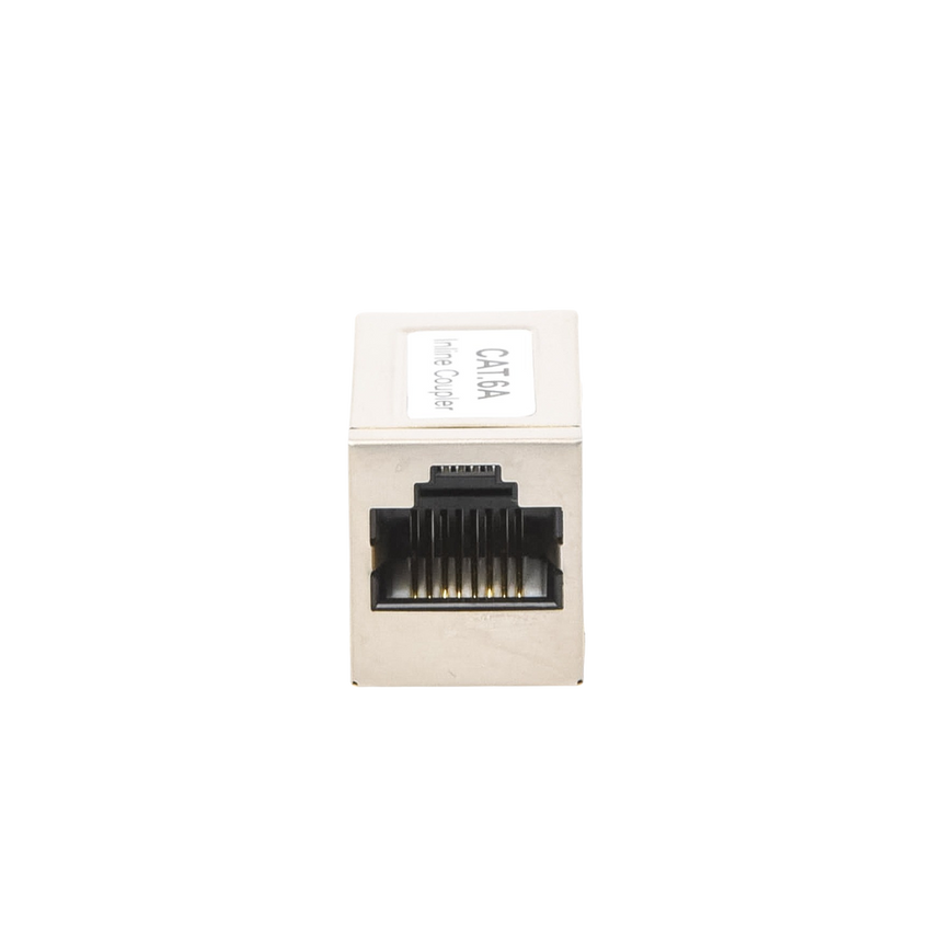 Acoplador STP Cat6A Hembra RJ45 a RJ45 Hembra