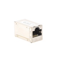 Acoplador STP Cat6A Hembra RJ45 a RJ45 Hembra