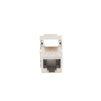 Módulo Jack Keystone Cat6A Blindado (STP) sin Herramienta (Toolless) para Faceplate