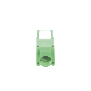 Módulo Jack Keystone Cat6A (Toolless), con Terminación en Ángulo 180 - Color Verde, Compatible con Faceplate y Patchpanel Linkedpro