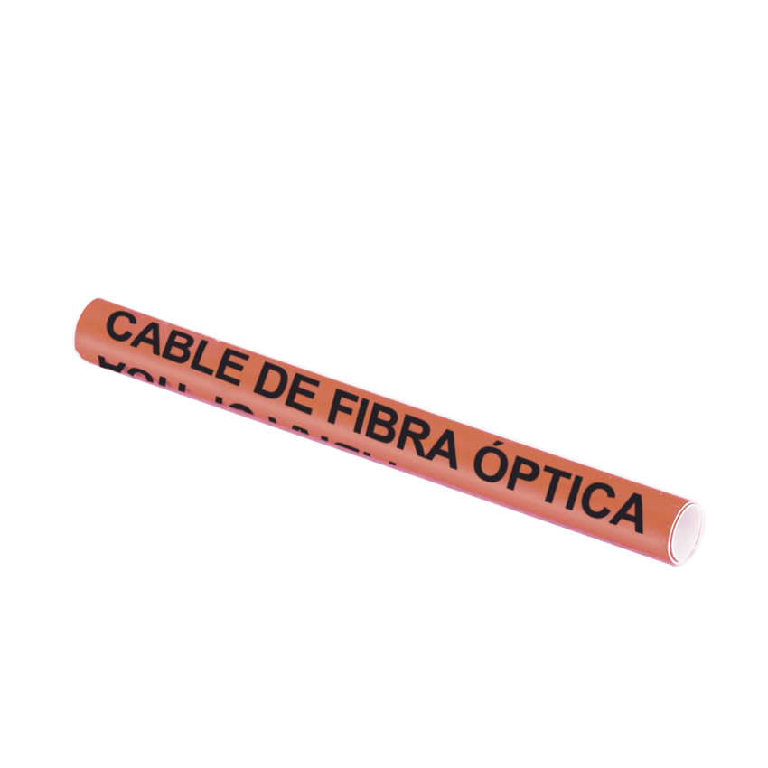 Marcador de Fibra Óptica Color Naranja, Diámetro de Aplicación: 6.4 a 12.5 mm (0.25 a 0.49 Pulgadas)