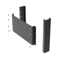Montaje para Monitor VESA 75x75 hasta 200x200. Compatible con rack 19" 5U.