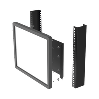 Montaje para Monitor VESA 75x75 hasta 200x200. Compatible con rack 19" 5U.