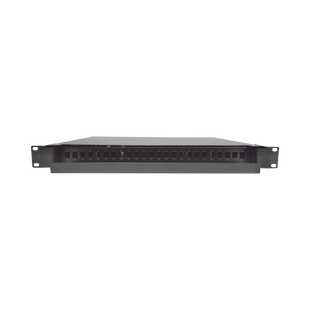 Distribuidor de Fibra Óptica Deslizable, Vacío, 19 Pulgadas (48.26 cm), Acepta 24 Adaptadores LC Duplex o LC Simplex o 24 SC Simplex, 1U