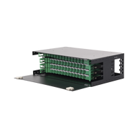 Distribuidor de Fibra Óptica con Bandejas Deslizables, Vacío, 19 Pulgadas (48.26 cm), Acepta 48 Adaptadores LC Duplex o LC Simplex o 48 SC Simplex, 3U