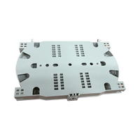 Charola de Empalme para Fibra Óptica, Protección para 24 Empalmes de Fusión o Mecánicos, Compatible con Distribuidor LPODF8002