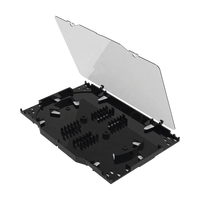 Charola de Empalme para Fibra Óptica, Protección para 24 Empalmes de Fusión o Mecánicos, Compatible con Distribuidor LPODF8024