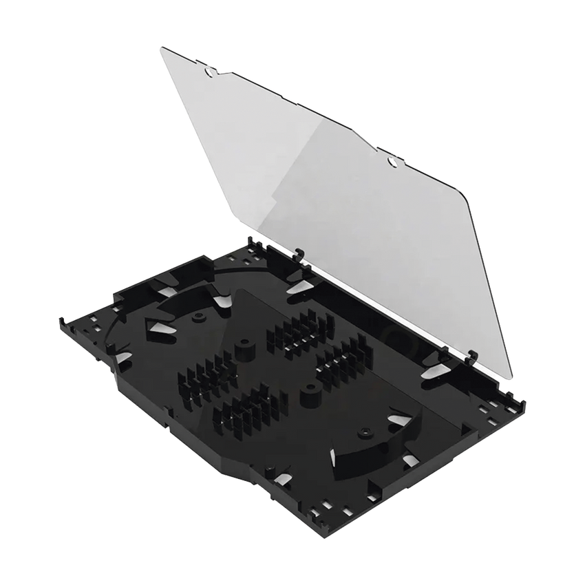 Charola de Empalme para Fibra Óptica, Protección para 24 Empalmes de Fusión o Mecánicos, Compatible con Distribuidor LPODF8024