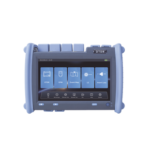 OTDR PRO de Alto Rendimiento para Enlaces de Fibra Óptica Monomodo y Multimodo / Longitudes de onda: 850nm, 1300nm, 1310nm y 1550nm / Zona Muerta por Evento de 0.8 Metros / VFL 5mW / Distancia de prueba de hasta 420 km