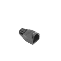 Bota Plástica para Protección de Plug RJ45, Color Negro