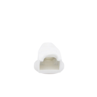 Bota Plástica para Protección de Plug RJ45, Color Blanco