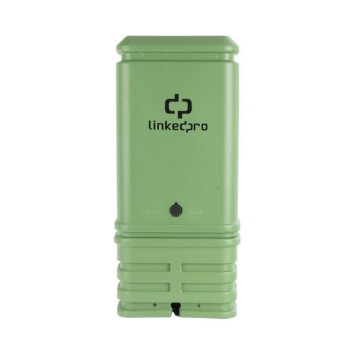 Pedestal para Cajas de Empalme de Fibra Óptica tipo Cubo Color Verde con Bracket Estandar (No incluye caja de empalme)