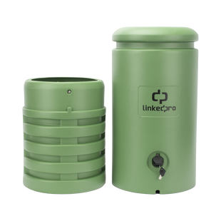 Pedestal para Cajas de Empalme de Fibra Óptica Cilíndrico Color Verde con Bracket Estándar (No Incluye Caja de Empalme)
