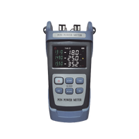 Medidor de Potencia Óptica (OPM) para Fibra Óptica en Redes FTTx / Soporta 3 Longitudes de Onda: 1310nm , 1490nm y 1550nm / Compatible con Conectores SC y FC