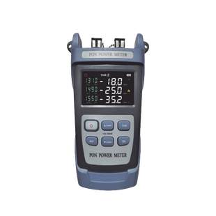 Medidor de Potencia Óptica (OPM) para Fibra Óptica en Redes FTTx / Soporta 3 Longitudes de Onda: 1310nm , 1490nm y 1550nm / Compatible con Conectores SC y FC