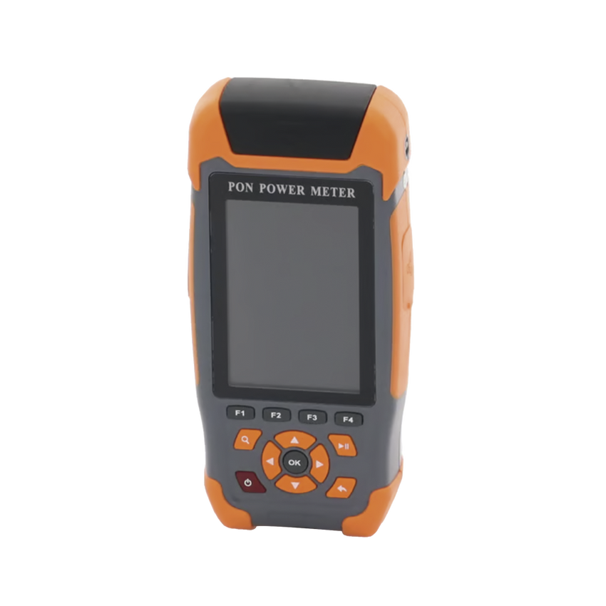 Medidor de Potencia Óptica (OPM) para Fibra Óptica en Redes FTTx / Soporta 3 Longitudes de Onda: 1310nm, 1490nm y 1550nm / Rango de Medición de -40 a 25dBm / Incluye Función VFL 10mW / Función para Probar de Cables