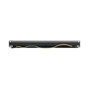 Panel de Parcheo de Impacto (110) Blindado (STP) de 24 Puertos Cat6, 19 Pulgadas