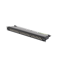 Panel de Parcheo de Impacto (110) Blindado de 24 Puertos Cat6A