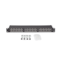 Panel de Parcheo de Impacto (110) Blindado de 48 Puertos Cat6A
